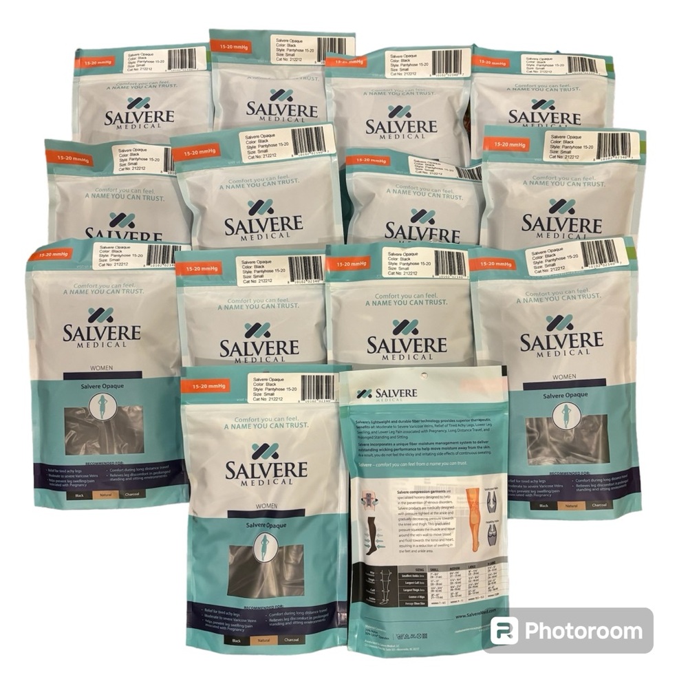 Compression Hose 15-20 mmHg S black 14 available. SOLD SEPARATELY (can bundle)